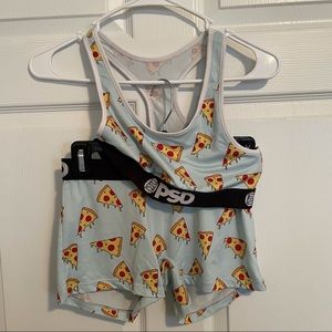 Two Piece sports Bra with matching underwear